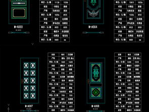 精品木門廠CAD圖庫(kù) 實(shí)木門移門三維剖面設(shè)計(jì)與平面圖大全解析